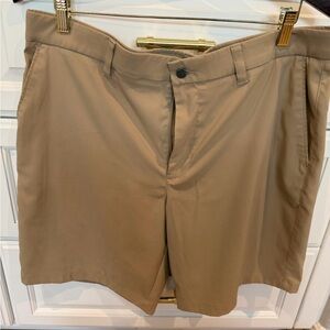 Callaway Men's Flat Front Tan Shorts